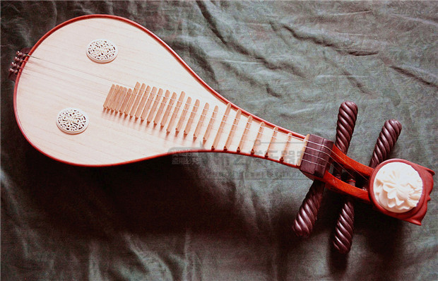紅木黑檀軸柳琴